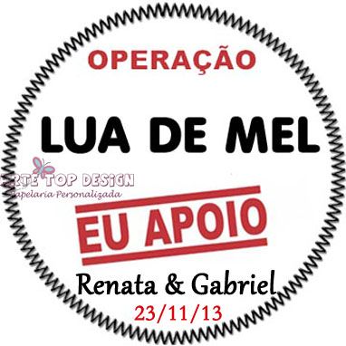 Adesivo Operação Lua de Mel, Eu Apoio