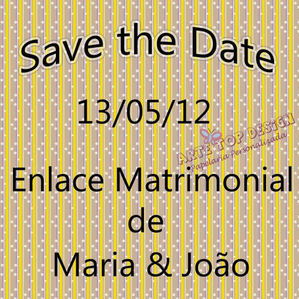 Save the Date Modelo 3