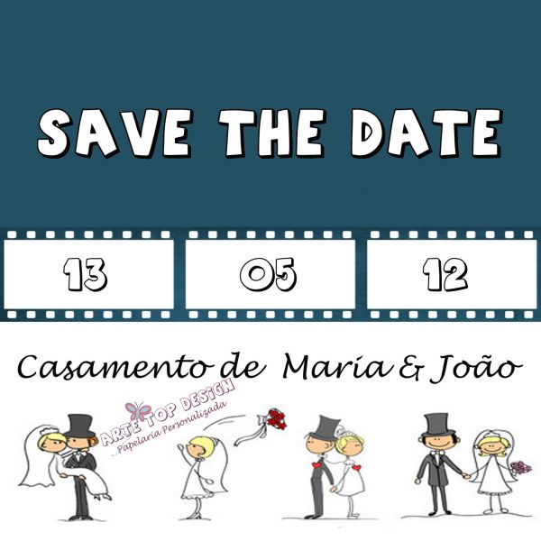 Save the date Modelo 4